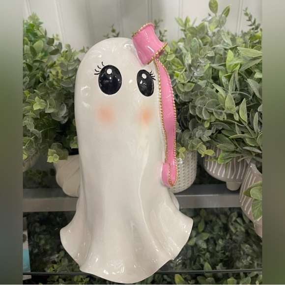 lol Pink Bow Halloween Ghost Girl Summerween Resin Figure NWT Coquette NWT - Picture 7 of 12